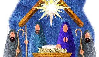 Illustration of Christmas and the Nativity by Alexander Hunter/The Washington Times