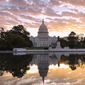 The U.S. Capitol at dawn. (AP Photo)