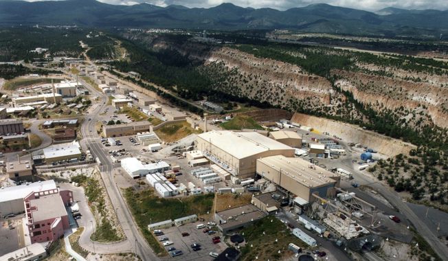 This undated file photo shows the Los Alamos National Laboratory in Los Alamos, N.M. (The Albuquerque Journal via AP, File)