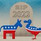 Democrats Extinction Illustration by Greg Groesch/The Washington Times