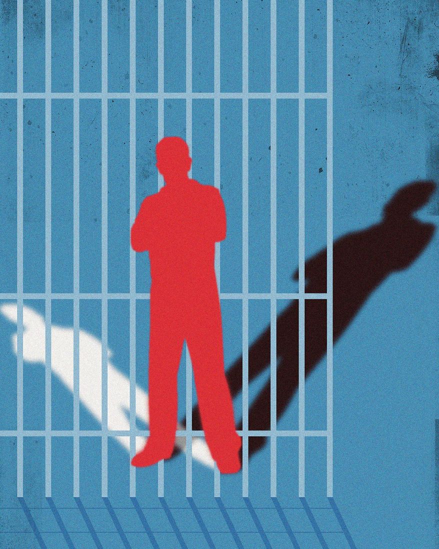 Minimum Mandatory Sentencing Illustration by Linas Garsys/The Washington Times