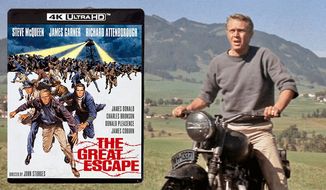 Steve McQueen co-stars in &quot;The Great Escape,&quot; available in the 4K Ultra HD format from Kino Lorber.
