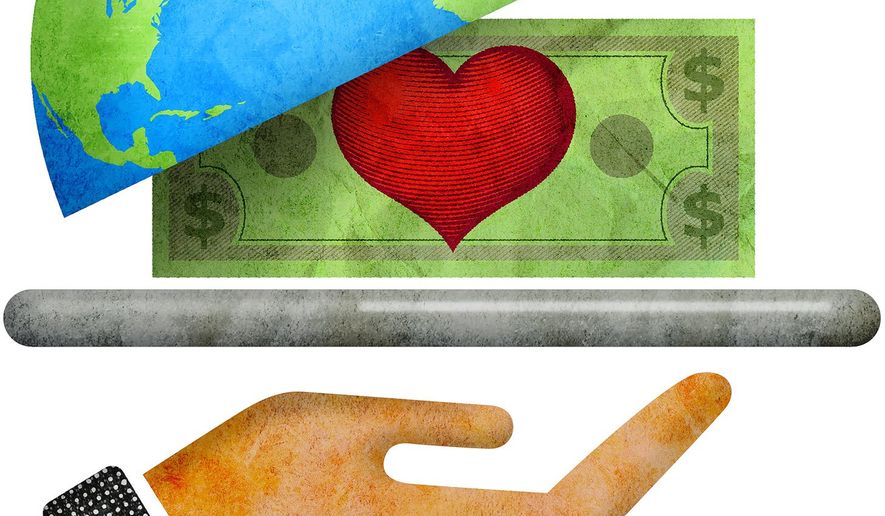 Universal Charity Deduction Illustration by Greg Groesch/The Washington Times