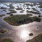 In this April 3, 1997 file photo, the Okefenokee National Wildlife Refuge in southeast Ga., is seen. The Biden administration again moved to undermine a Trump-era rollback of federal water protections, but a company that benefited from that rollback can still move forward with plans to mine for minerals in Georgia a few miles outside of a federal wildlife refuge. (Stuart Tannehill/The Florida Times-Union via AP, File)