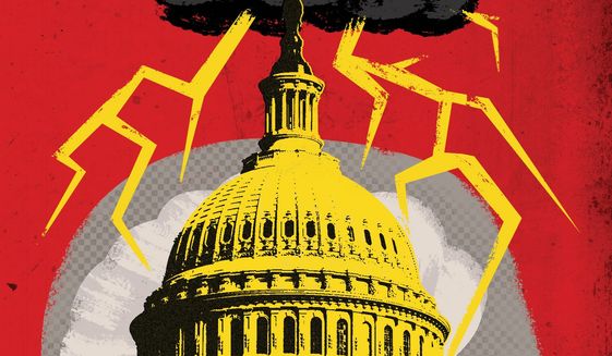 Hating Washington Politics Illustration by Linas Garsys/The Washington Times