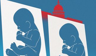 Abortion and Protection for the Unborn Illustration by Linas Garsys/The Washington Times