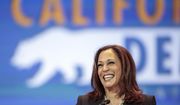 Then California State Attorney General Kamala Harris speaks to California Democrats at the California Democrats State Convention in Anaheim, Calif., on Saturday, May 16, 2015. Supreme Court Justice Stephen G. Breyer&#39;s retirement could pave the way for President Biden to put Vice President Kamala Harris on the nation&#39;s highest court. (AP Photo/Damian Dovarganes, File)