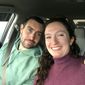 This undated photo provided by Brookhaven Police Dept. shows Matthew Willson, 31, of Chertsey, Surrey, England, with his girlfriend Katherine Shepard.   A stray bullet struck and killed Wilson, an English astrophysicist, while he was inside an Atlanta-area apartment on Sunday, Jan. 16, 2022. Police say the death was the result of “reckless” gunfire by random individuals. (Brookhaven Police Dept via AP)