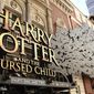 FILE- A sign for &amp;quot;Harry Potter and the Cursed Child&amp;quot; hangs at the Broadway opening at the Lyric Theatre on Sunday, April 22, 2018, in New York. The actor playing Harry Potter has been fired from the Broadway production following a complaint by a co-star about his conduct. Producers said Sunday night, Jan. 23, 2022, that after an independent investigation of the incident that they decided to terminate the contract of James Snyder.  (Photo by Evan Agostini/Invision/AP, File)