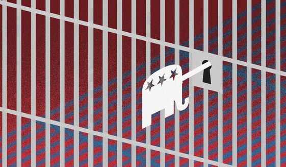Criminal Justice for Conservatives Illustration by Linas Garsys/The Washington Times