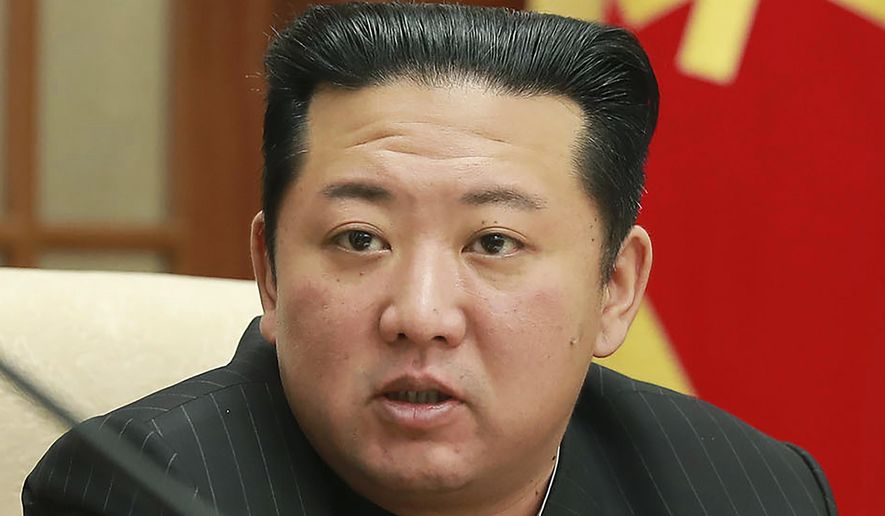In this photo provided by the North Korean government, North Korean leader Kim Jong Un attends a meeting of the Central Committee of the ruling Workers&#39; Party in Pyongyang, North Korea on Jan. 19, 2022. North Korea on Tuesday, Jan. 25, 2022 test-fired two suspected cruise missiles in its fifth round of weapons launches this month, South Korean military officials said, as it attempts to display its military might amid pandemic-related difficulties and a prolonged freeze in nuclear negotiations with the United States.   Independent journalists were not given access to cover the event depicted in this image distributed by the North Korean government. The content of this image is as provided and cannot be independently verified. (Korean Central News Agency/Korea News Service via AP)