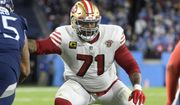 FILE -  San Francisco 49ers offensive tackle Trent Williams (71) plays against the Tennessee Titans during an NFL football game, on Dec. 23, 2021, in Nashville, Tenn. Willams was named to The Associated Press 2021 NFL All-Pro Team, announced Friday, Jan. 14, 2022.(AP Photo/John Amis, File)