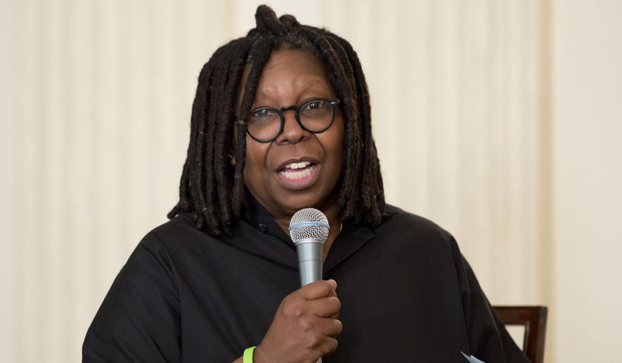 Whoopi Goldberg speaks during the Broadway at the White House event in the State Dining Room of the White House in Washington, Monday, Nov. 16, 2015. Goldberg has apologized in a tweet Monday, Jan. 31, 2022, for saying the Holocaust was not about race. Her initial comments Monday morning on ABC’s &quot;The View&quot; caused a backlash. (AP Photo/Carolyn Kaster, File)