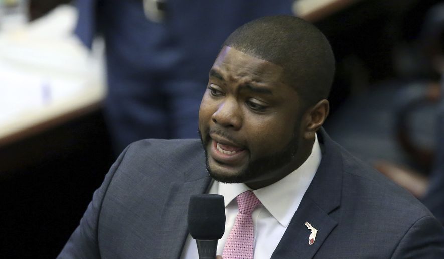 Rep. Byron Donalds, Florida Republican Wednesday justified his decision to switch his House speaker vote from Kevin McCarthy by saying the GOP leader&#x27;s chances have diminished. (AP Photo/Steve Cannon)