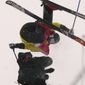 Finland&#39;s Jon Sallinen collides with a cameraman during the men&#39;s halfpipe qualification at the 2022 Winter Olympics, Thursday, Feb. 17, 2022, in Zhangjiakou, China. (AP Photo/Francisco Seco)