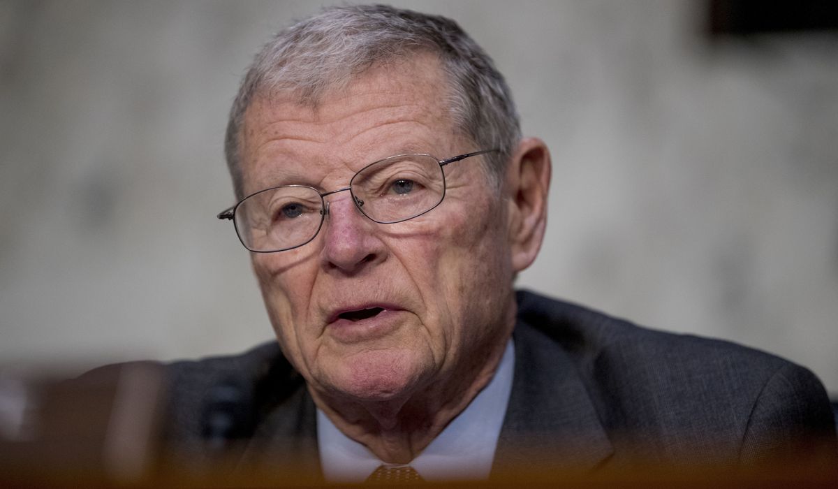 NextImg:Republican Sen. Jim Inhofe of Oklahoma dies at 89