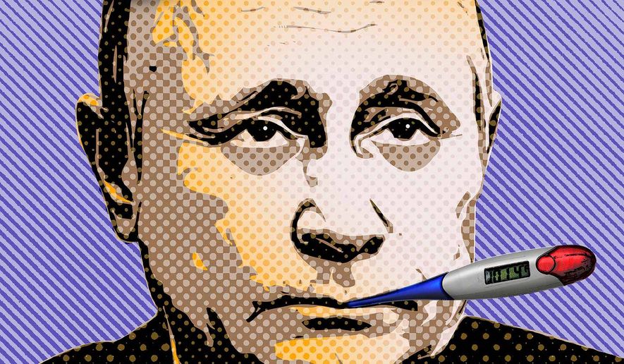 Pekid Putin Illustration by Greg Groesch/The Washington Times