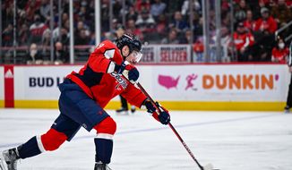 Dmitry Orlov and the Washington Capitals will face the Carolina Hurricanes in the NHL’s outdoor Stadium Series game on Feb. 18, 2023. (Photo by Brian Murphy, All-Pro Reels)