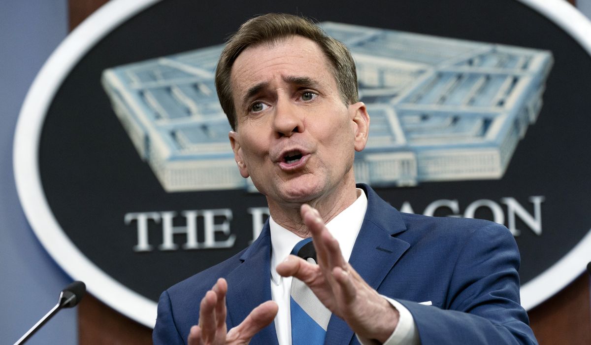 Pentagon hits China for blaming U.S., not Russia, for Ukraine invasion 3 Kirby Pentagon 40685.jpg 4e2f3 c0 239 5742