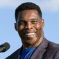 Georgia Republican Senate candidate Herschel Walker speaks during former President Donald Trump&#39;s Save America rally in Perry, Ga., on Sept. 25, 2021. (AP Photo/Ben Gray, File)
