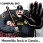 Meanwhile, back in Canada ... (Illustration by Alexander Hunter for The Washington Times)