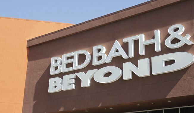 In this May 9, 2012 file photo, a Bed Bath &amp;amp; Beyond sign is shown in Mountain View, Calif. (AP Photo/Paul Sakuma, File)