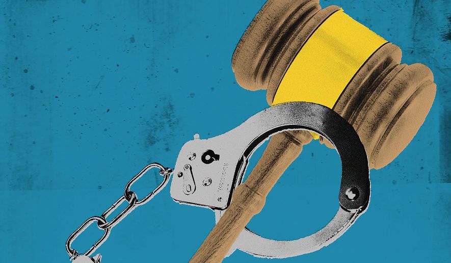 Judges are not above the law illustration by Linas Garsys / The Washington Times