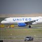 In this July 2, 2021, file photo, a United Airlines jetliner taxis down a runway for take off from Denver International Airport in Denver. (AP Photo/David Zalubowski, File)