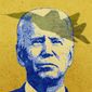 Biden MiGs Denial to Ukraine Illustration by Greg Groesch/The Washington Times