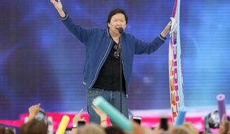 In this Aug. 11, 2019, photo, Ken Jeong, of the cast of &#39;Crazy Rich Asians,&#39; accepts for choice comedy movie award at the Teen Choice Awards on in Hermosa Beach, Calif. Comedian and physician Ken Jeong will be the keynote commencement speaker on May 21, 2022, at the university in New Orleans where he did research for a year after going through his medical residency at a local hospital. There often are arguments about whether a speaker should be academically accomplished or a celebrity, but Jeong is both, Tulane University President Michael Fitts said in a news release. (Photo by Danny Moloshok/Invision/AP, File)  **FILE**