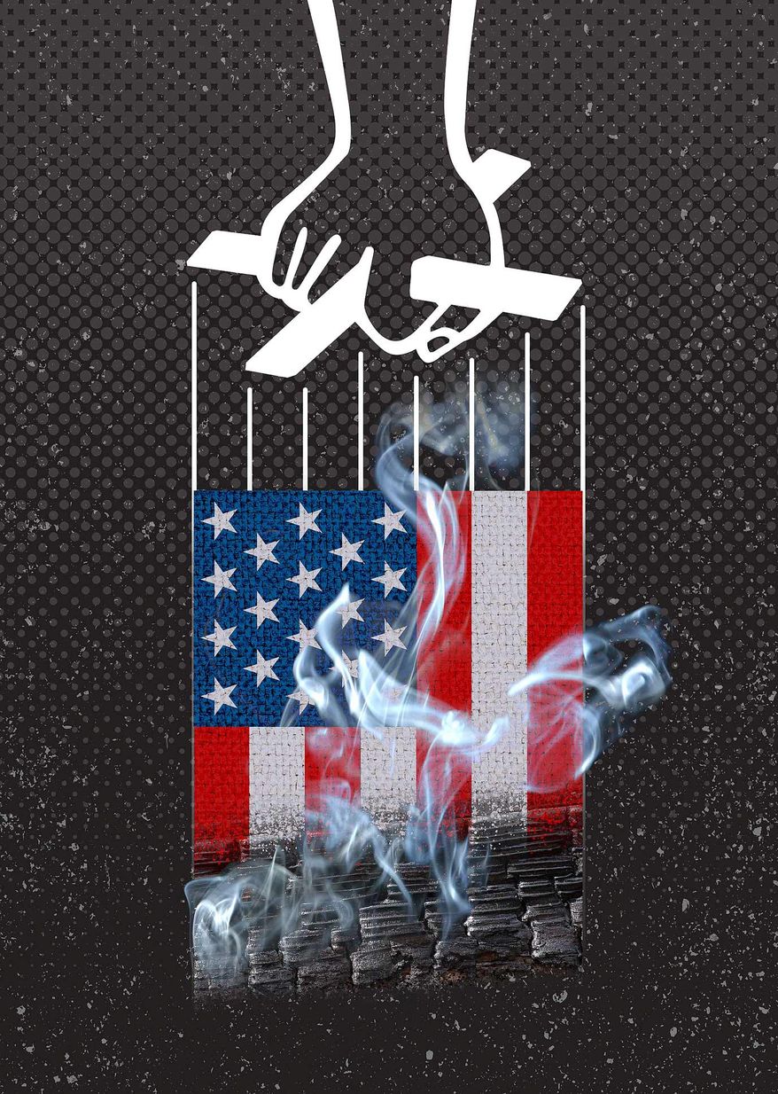 Anti-American Theme in &#39;The Godfather&#39; Illustration by Greg Groesch/The Washington Times