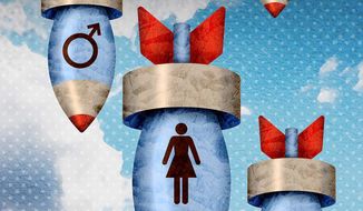 Left&#39;s transgender and gender war Illustration by Greg Groesch/The Washington Times