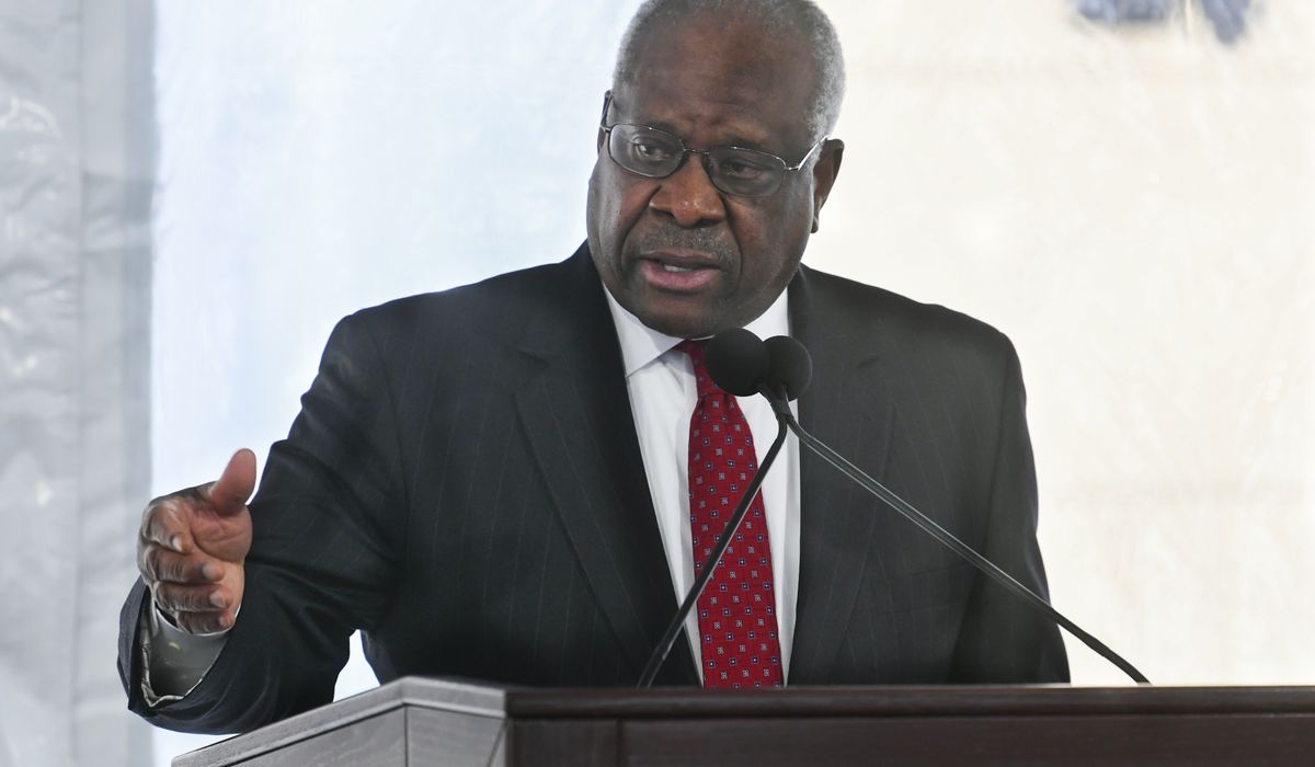 NextImg:New book highlights Justice Clarence Thomas’ originalist focus on people, issues