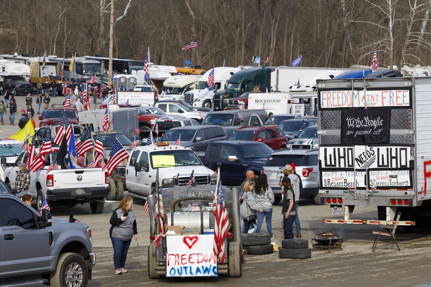 Hagerstown Speedway mengusir pengemudi truk dari Konvoi Rakyat