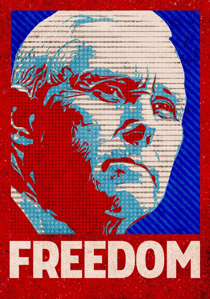 Mike Pence Freedom Agenda Poster Illustration by Greg Groesch/The Washington Times