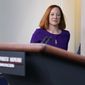 White House press secretary Jen Psaki arrives for the daily briefing at the White House in Washington, Tuesday, April 5, 2022. (AP Photo/Susan Walsh)