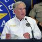 Texas Gov. Greg Abbott speaks during a press conference at the Texas Department of Public Safety Weslaco Regional Office on Wednesday, April 6, 2022, in Weslaco, Texas. (Joel Martinez/The Monitor via AP) ** FILE **