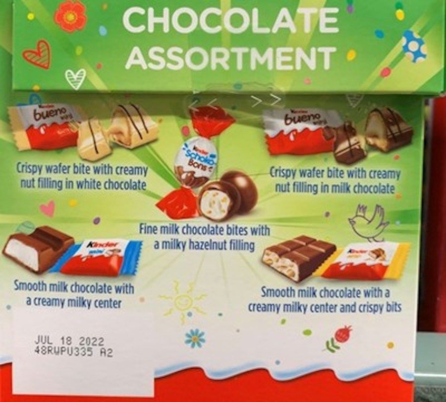 Ferrero, Kinder çikolatalarını salmonella riski nedeniyle gönüllü olarak geri çağırıyor; ABD'de vaka yok