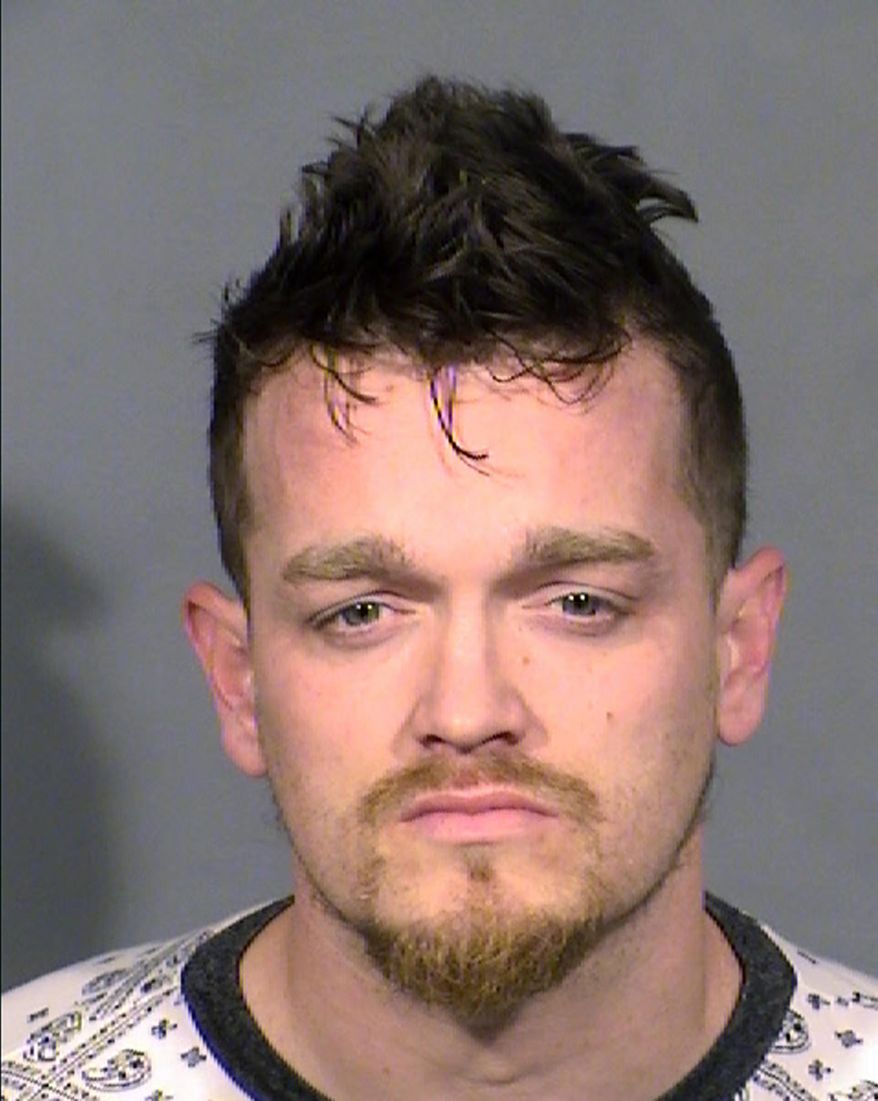 FILE - This booking photo provided by Clark County Detention Center shows Brandon Lee Toseland, of Las Vegas, following his arrest on murder and kidnapping charges, Feb. 22, 2022. A prosecutor said Friday, April 8, 2022, the death penalty will be considered in the case of Toseland, who is accused of kidnapping and killing a 4-year-old boy and hiding the body in a freezer while keeping the boy's mother captive. (Las Vegas Metropolitan Police Department via AP, File)