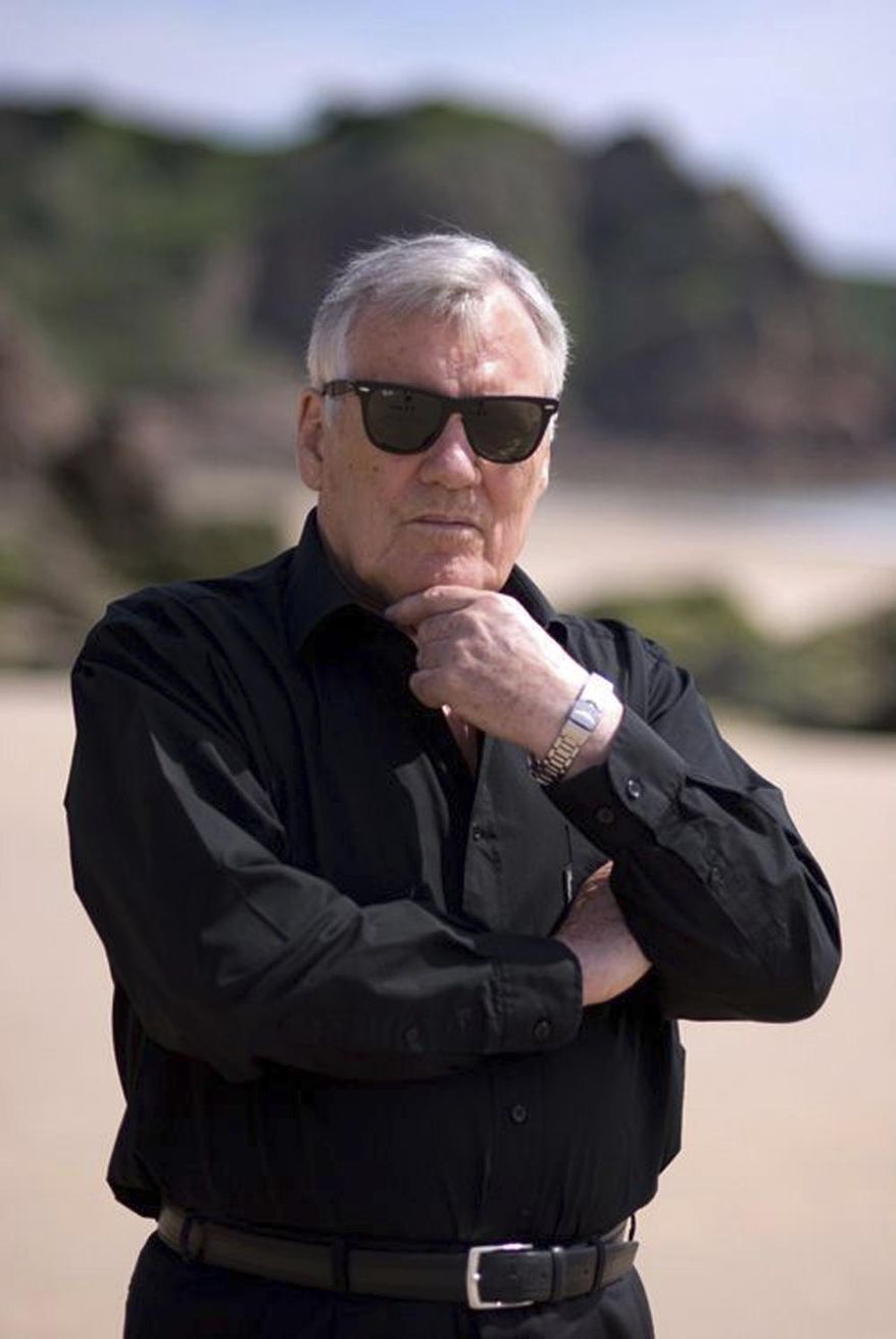 Undated handout photo issued by HarperCollins Publishers of best-selling novelist Henry Patterson, who wrote 85 books, including The Eagle Has Landed, using the pseudonym Jack Higgins, has died aged 92. (HarperCollins Publisher/PA via AP)