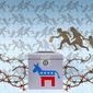 Democrats open border illustration by Greg Groesch / The Washington Times