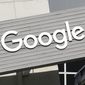 A Google sign is shown on the company&#39;s campus in Mountain View, Calif., on Sept. 24, 2019. (AP Photo/Jeff Chiu, File)