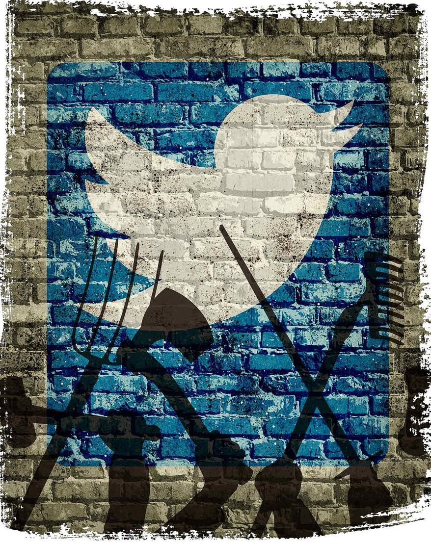 Fixing Twitter and Town Square Illustration by Greg Groesch/The Washington Times