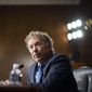 Sen. Rand Paul, R-Ky., speaks during a Senate Foreign Relations committee hearing on the Fiscal Year 2023 Budget in Washington, Tuesday, April 26, 2022. (Al Drago/Pool Photo via AP)