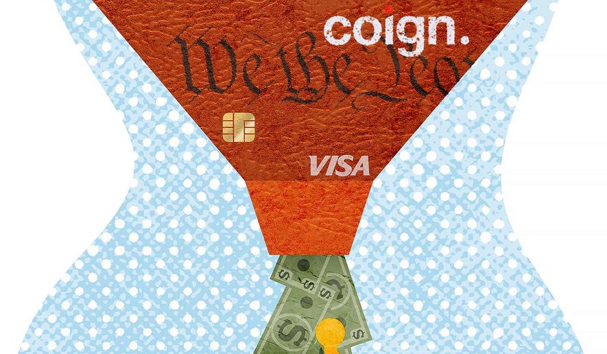 Coign: Cash for Conservative Causes Illustration by Greg Groesch/The Washington Times