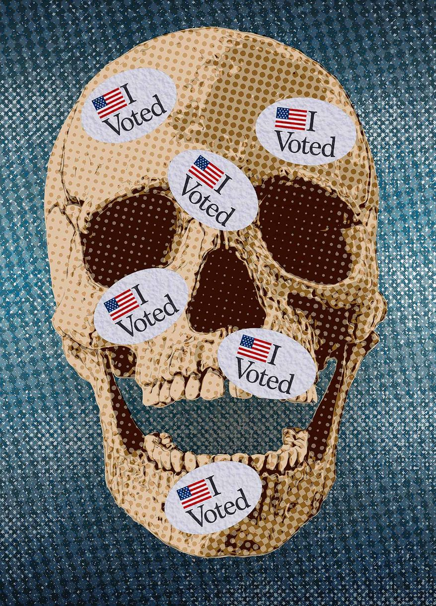 Rampant Voter Fraud Illustration by Greg Groesch/The Washington Times