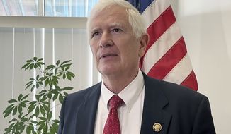 Rep. Mo Brooks, R-Ala., speaks with reporters hours after former President Donald Trump rescinded his endorsement of Brooks in Alabama&#39;s Republican primary for Senate, dealing a major blow to the congressman&#39;s campaign, March 23, 2022 in Hueytown, Ala. The congressional committee investigating the U.S. Capitol insurrection has requested for three more House Republicans to come in and testify. The requests to Reps. Andy Biggs, Mo Brooks and Ronny Jackson come weeks after investigators revealed new evidence of their involvement in former President Donald Trumps desperate attempt to stay in power. (AP Photo/Kimberly Chandler, File)