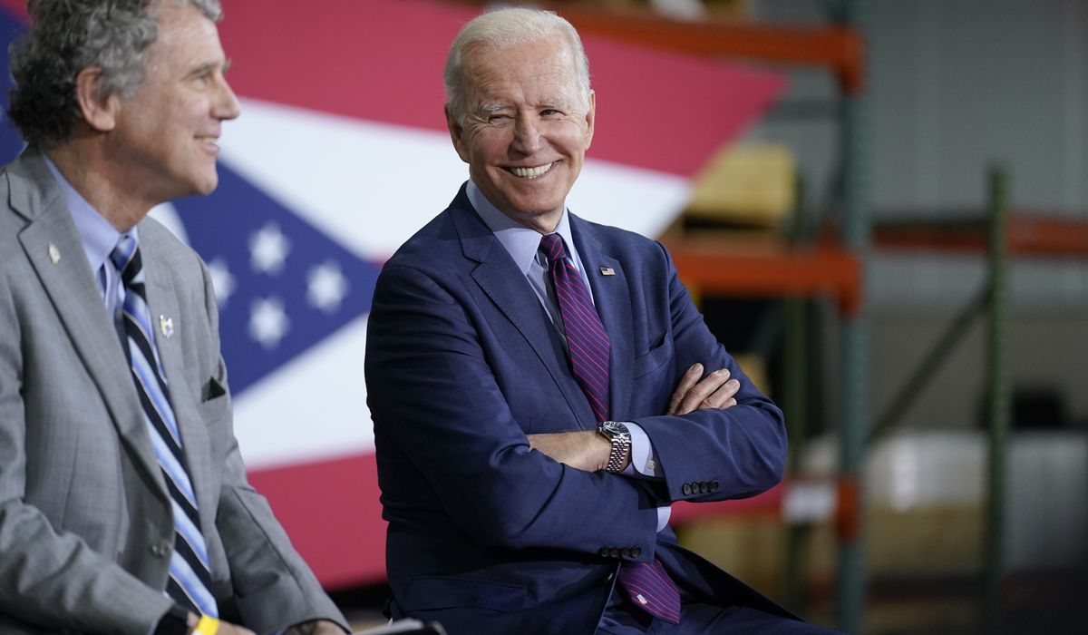 NextImg:Sen. Sherrod Brown dodges whether Biden is dragging him down in Ohio Senate race
