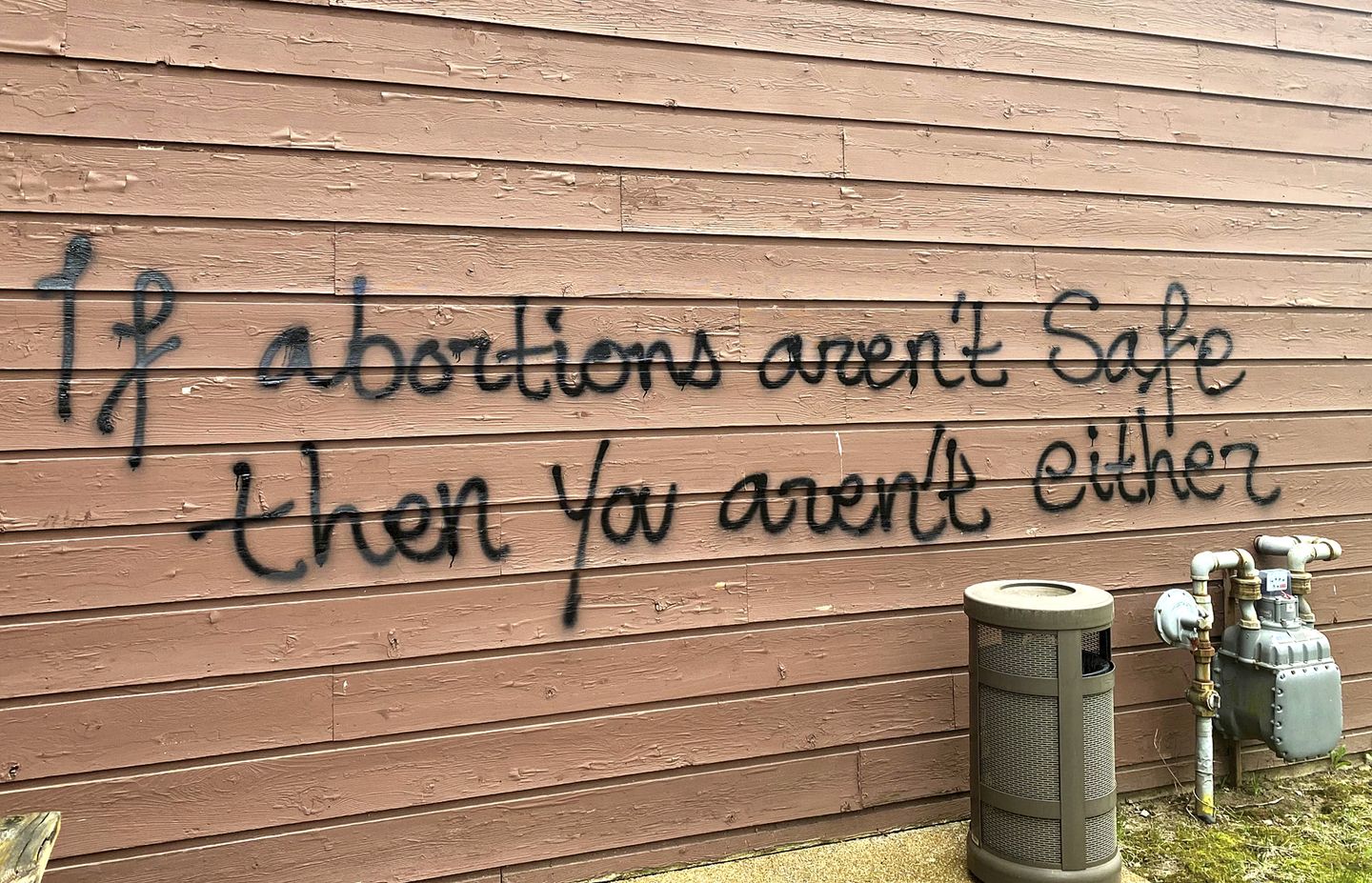 Wisconsin pro-life group's office hit with Molotov cocktail, abortion-rights graffiti