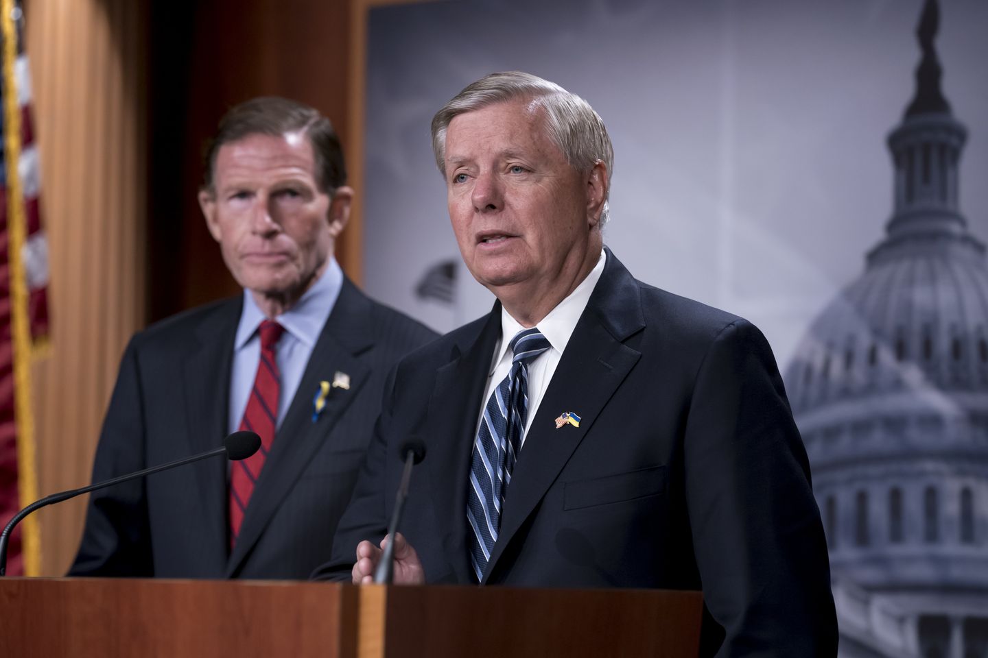 Senators Blumenthal, Graham push to designate Russia as a state sponsor of terrorism